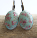 Ohrringe oval 18x13mm floral
