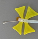 Schmetterling Glas