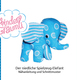 Der niedliche Spielzeug-Elefant