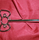 Schöne Etagerenstange - Stange Etagere "Schleife silber" Etagere Stange
